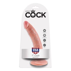 King Cock Pene de 7 - Color Natural