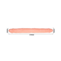 Baile Dildo Doble Color Natural