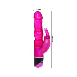 Baile Vibrador Naughty Bunny Color Rosa