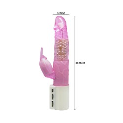 Baile Vibrador Transparente Color Rosa