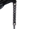 Flogger Patrón de Diamante y Mango de Metal 39 cm Negro