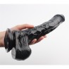 Dildo Leviathan 25.5 x 4.5 cm Negro