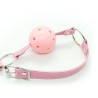 Mordaza Transpirable Ajustable Bola 4,5 cm Rosa