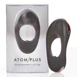 Anillo Vibrador Atom Plus Estimulación Perianal Negro