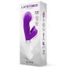 Sliper Vibrador Conejito Silicona Púrpura