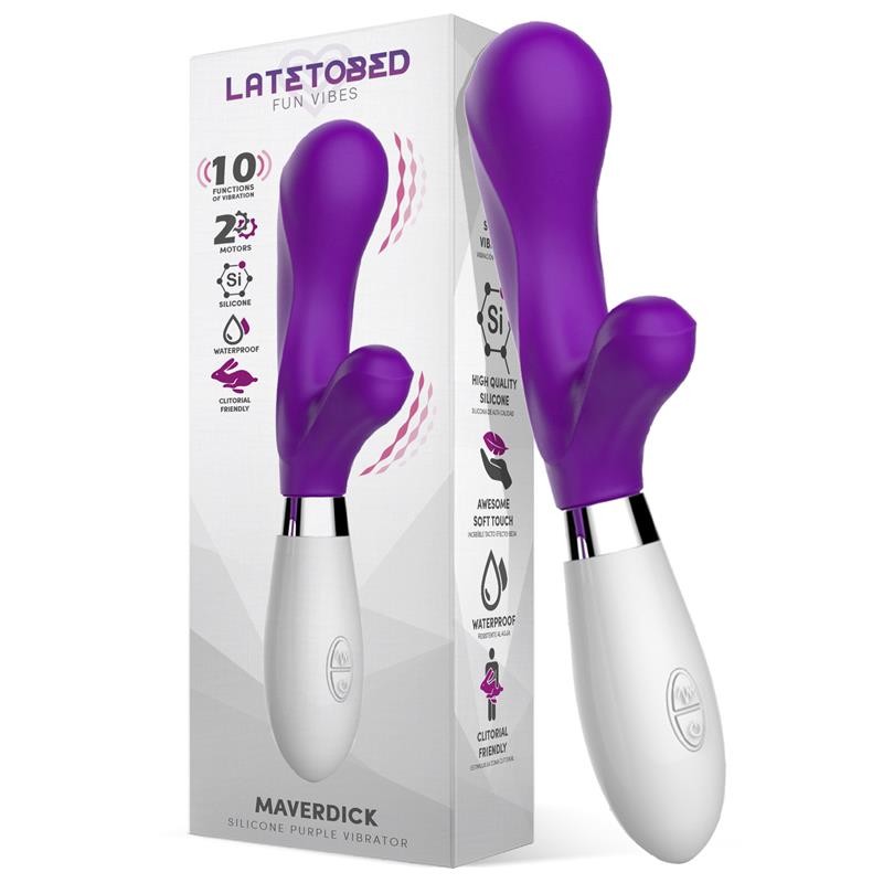 Maverdick Vibrador Silicona Púrpura