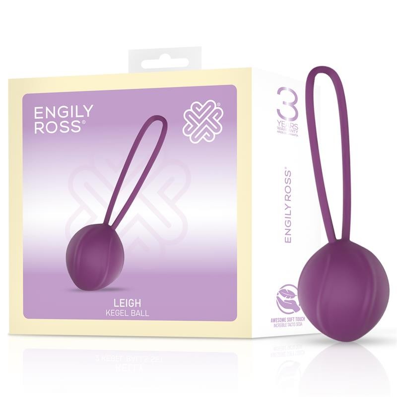 Leigh Bola Kegel Silicona Púrpura