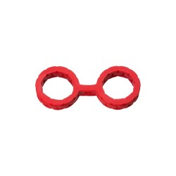 Esposas Japonesas para Bondage Silicona Premium Talla S Rojo