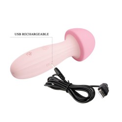 Mushroom Vibrador/Masajeador Silicona USB