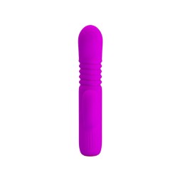 Leopold Vibrador con Función de Movimiento USB Silicona