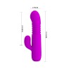 Leopold Vibrador con Función de Movimiento USB Silicona