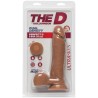 Dildo Dual Density Perfect D y Testículos 8 Caramelo