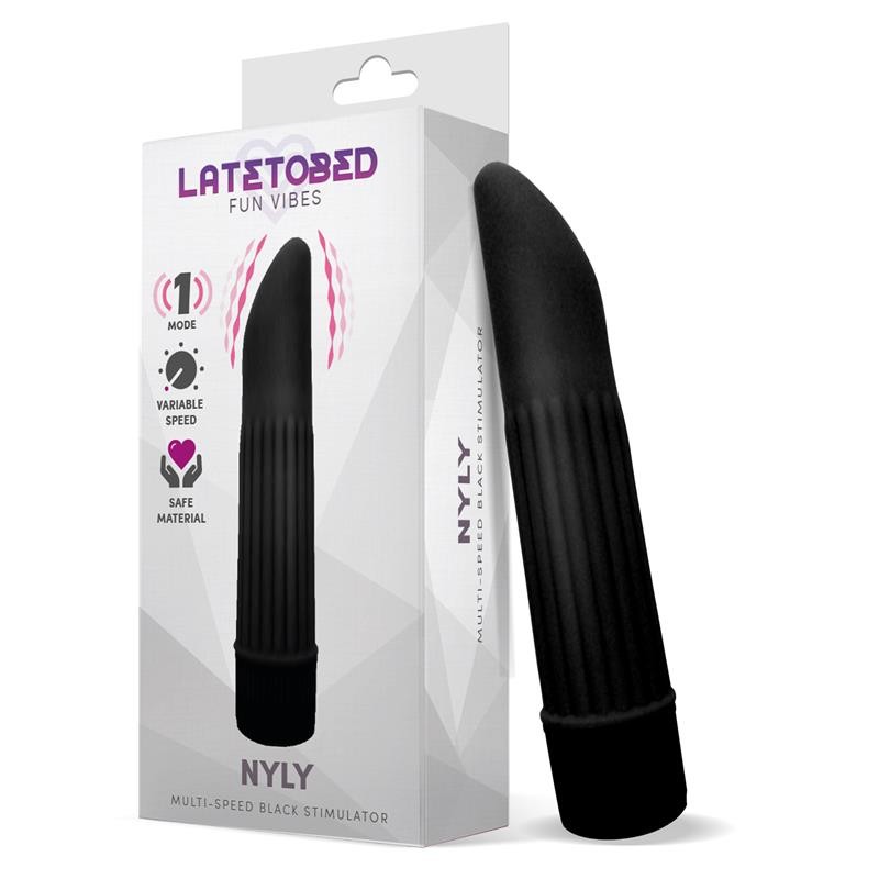 Nyly Estimulador Multi-Velocidad Negro