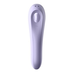 Dual Pleasure APP Vibrador y Succionador de Aire Pulsado Recargable Mauve