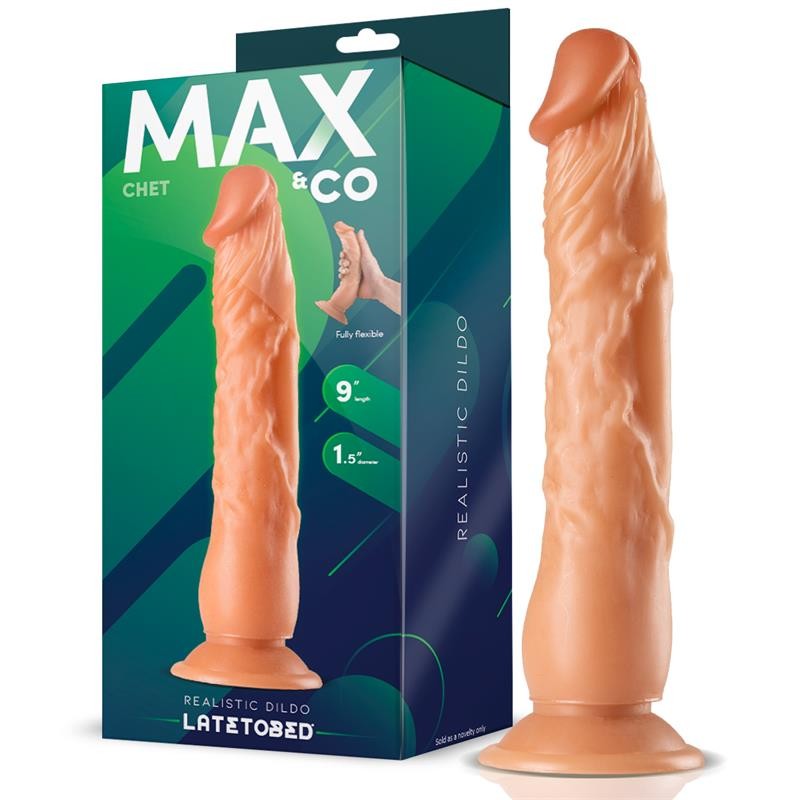 Chet Dildo Realista Natural 9 - 23 cm