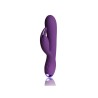 Flutter Rabbit Vibrador con Conejito 2 Motores Púrpura