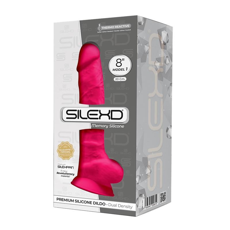 Dildo Dual Density Model 1 (8) Rosa