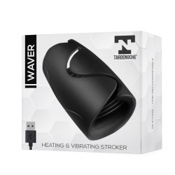 Waver Masturbador Masculino Función Calor y Vibración Flexible USB Silicona