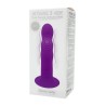 Dildo Doble Densidad con Vibración Hitsens 3 7 S03 M Púrpura