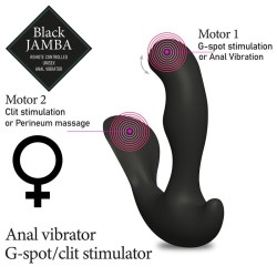 Jamba Vibrador Anal y Estimulador Punto G Negro