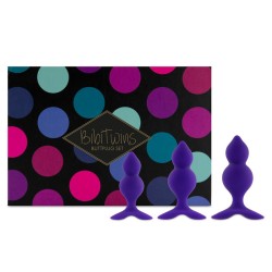 Bibi Twin Set de 3 Plugs Anales Púrpura