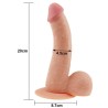 Dildo The Ultra Soft Dude 8.8 Natural