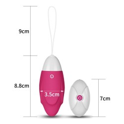 Huevo Vibrador iJoy Control Remoto USB Rosa