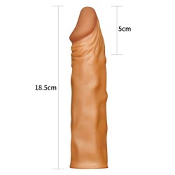 Funda para el Pene Add 2 Pleasure X Tender Marrón