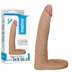 Dildo The Ultra Soft Double 7 Natural