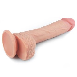 Dildo Nature 8.5 Silicona Líquida Natural