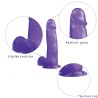 Dildo Jelly Studs 8 Púrpura