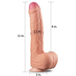 Dildo Nature 11 Dual Layer Natural