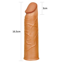 Funda para el Pene Pleasure X Tender Marrón