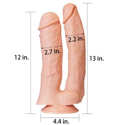 Dildo Doble King 12 Natural