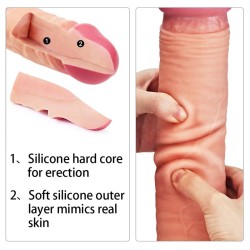 Dildo Nature 12 Dual Layer Natural