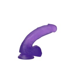 Dildo Jelly Studs 7 Púrpura