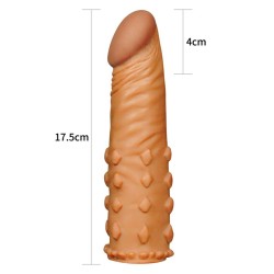 Funda para el Pene Add 2 Pleasure X Tender Marrón