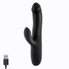 Angus Vibrador con Función de Movimiento Thrusting 2 Motores Silicona USB