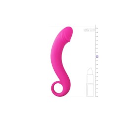 Dildo Rosa Silicona - Próstata