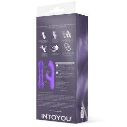 Mauve Vibrador Unibody Silicona Líquida USB Púrpura