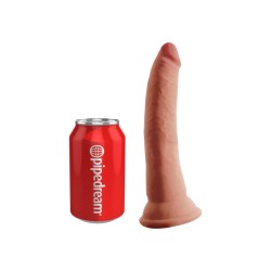 Dildo Triple Densidad 7 Caramelo