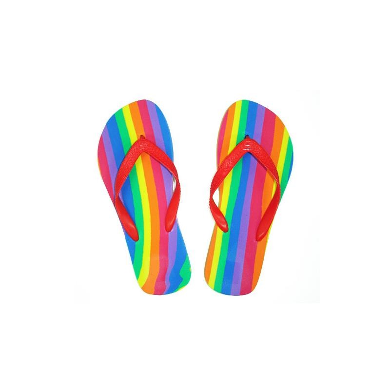 Chanclas con Bandera LGBT+ Talla 40-41