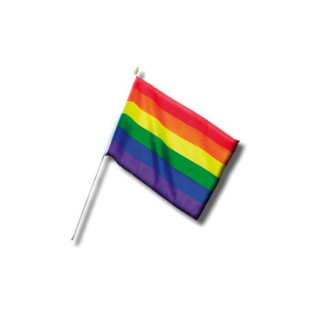 Banderin Pequeño con Bandera LGBT+ 30 cm