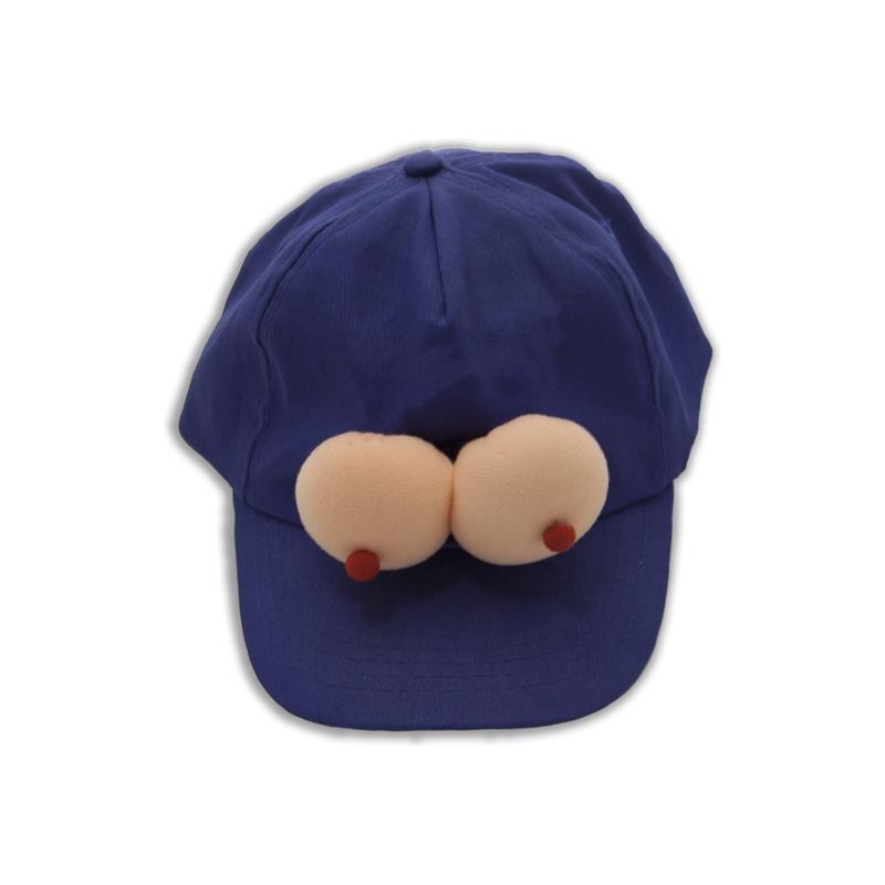 Gorra Azul con Tetas