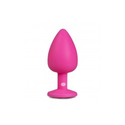 Plug con Diamante Grande - Rosa