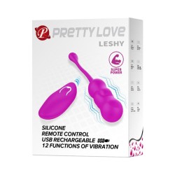 Leshy Huevo Vibrador con Control Remoto USB