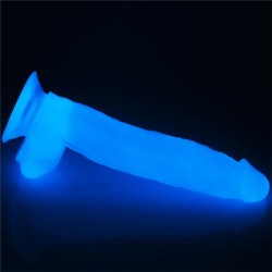 Dildo Lumino 10 Luz Azul