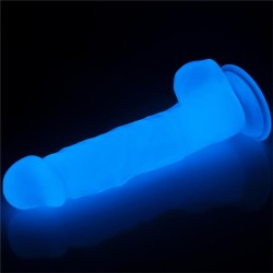 Dildo 8.5 Lumino Luz Azul