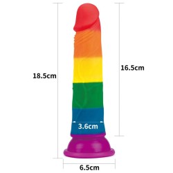 Dildo Prider 7 Silicona Líquida