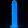 Dildo Lumino 8 Luz Azul